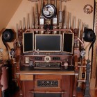 Victorian Organ Command Desk & Steampunk Home Tour
